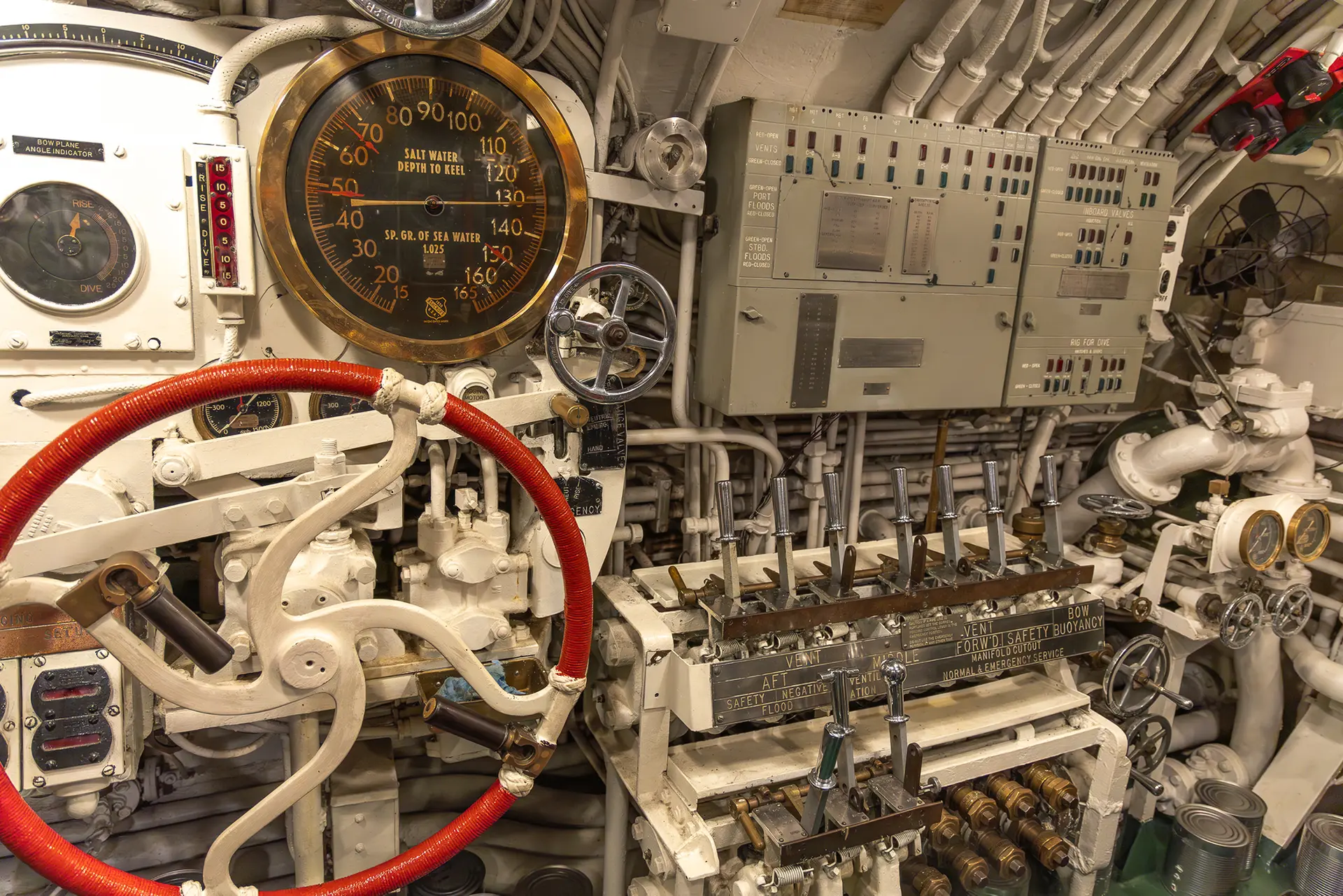 USS Cobia Submarine Interior