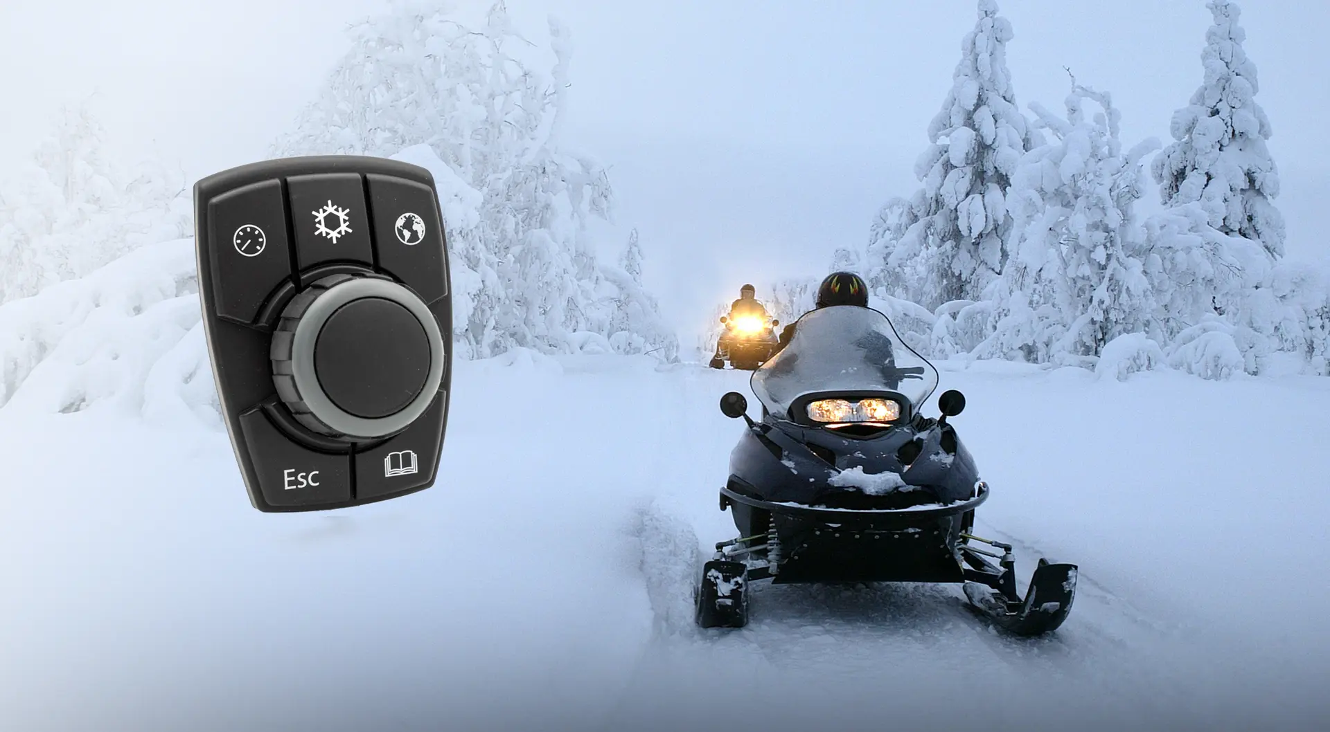 3J Vehicle Interface Controller and Snowmobile