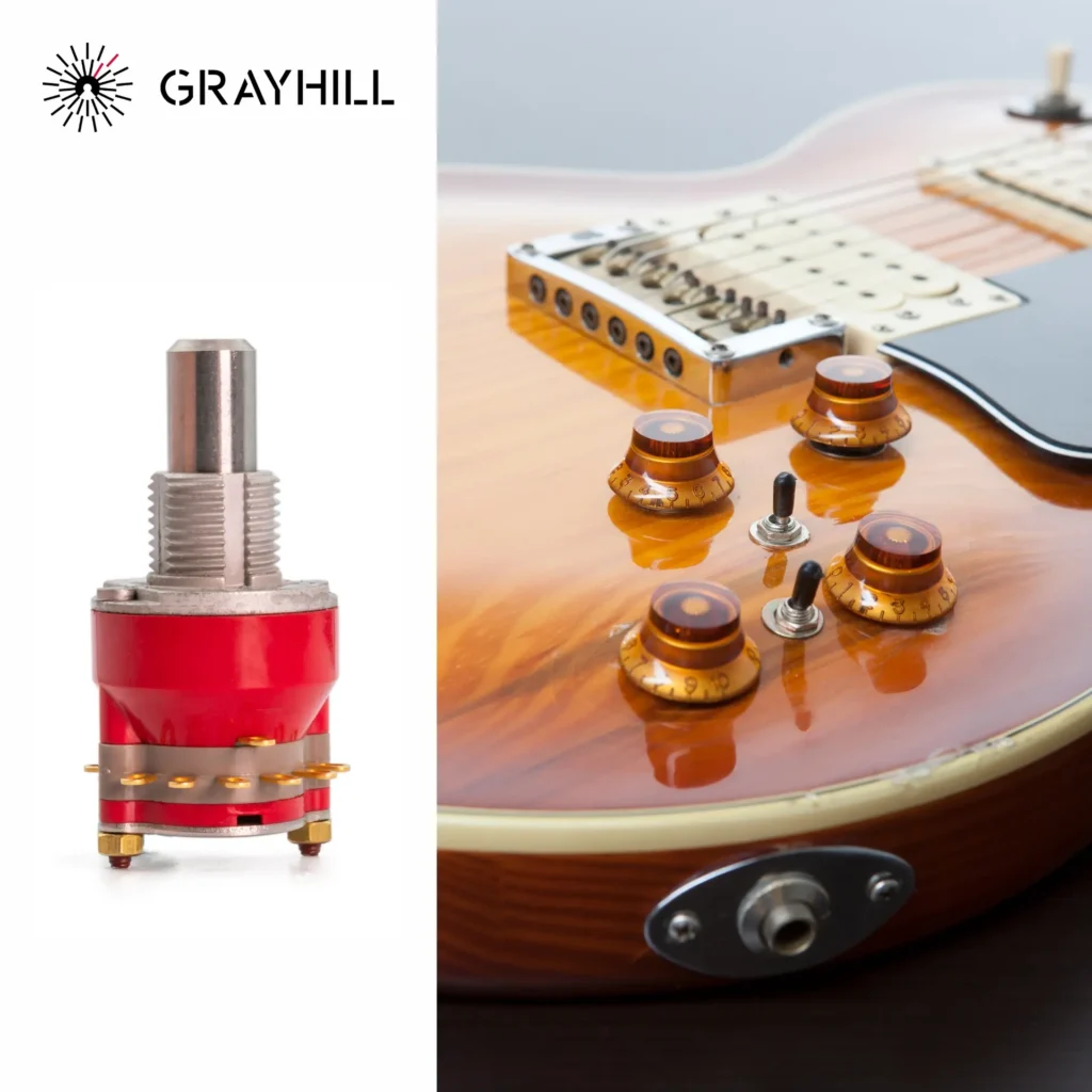 Product Spotlight: 71 Series Multi-Deck Rotary Switch in Electric Guitars